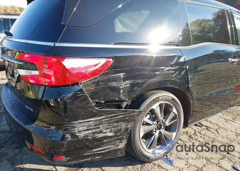 2022 Honda Odyssey Elite из США, поврежденный, VIN 5FNRL6H97NB026916